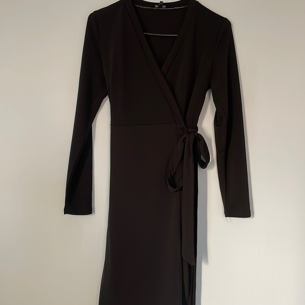 The limited petit black shirt dress.